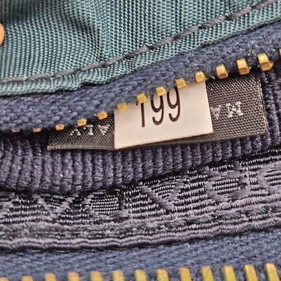 Prada  Teal Tessuto Nylon Mini Pouch - Picture 4 of 17